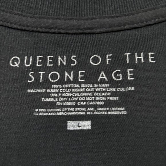 Queens Of The Stone Age Snake Rock T-Shirt Size Large - Picture 4 of 4